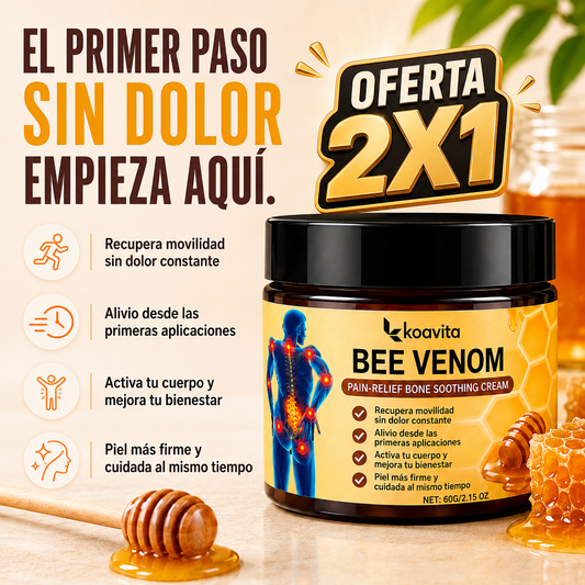 Crema con Veneno de Abeja — para mayor Movilidad Diaria